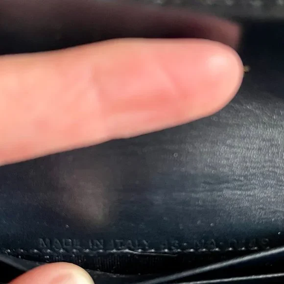 Blue Dior Oblique Jacquard Saddle Flap Card Holder *Authentic* - Picture 11 of 16